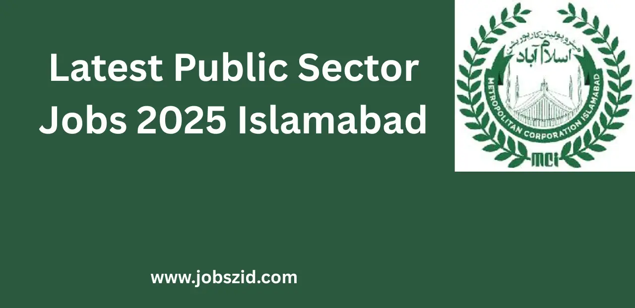 Latest Public Sector Jobs 2025 Islamabad